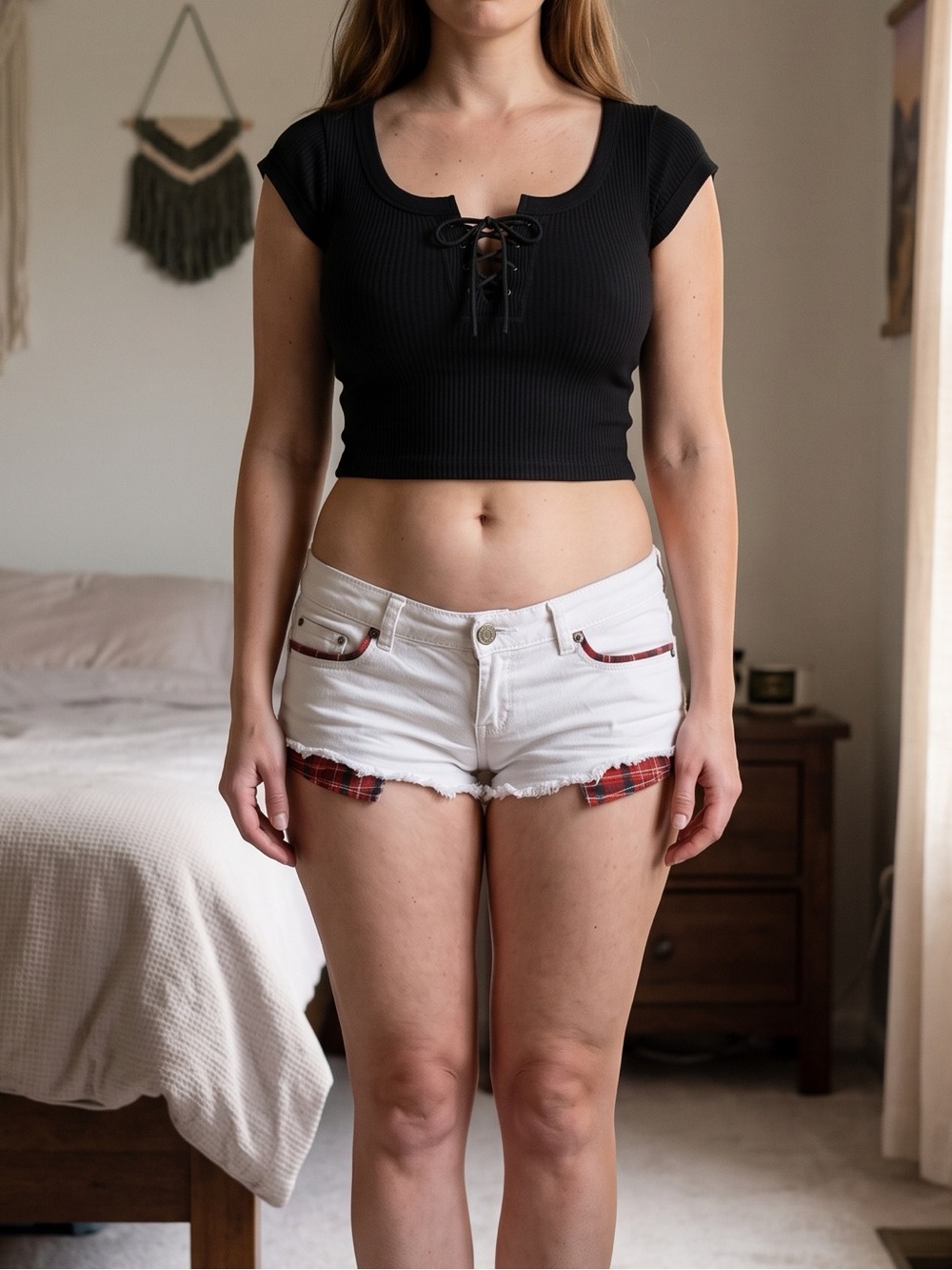 RUE 21 - Low Rise Booty Shorts in a Light Pink